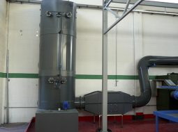 Chrome plating fumes purification