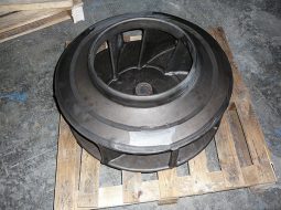 Ebonite-coated impeller