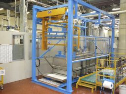 Semi-automatic iron burnishing system